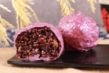 紫米红枣粘豆包